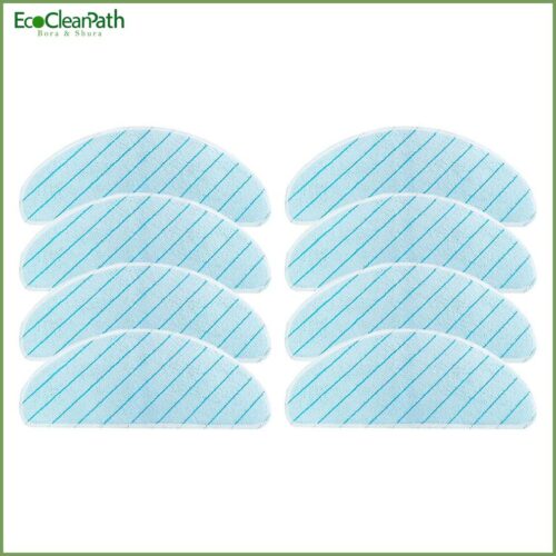 8 Pcs Mop Cloth For Ecovacst9 Series T9aivi T9max Vacuum Cleaner