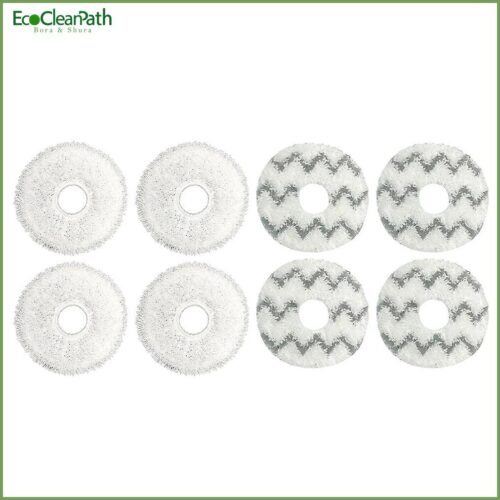 8pcs Replacement Spare Parts Mop Cloth For Ecovacs Deebot X1