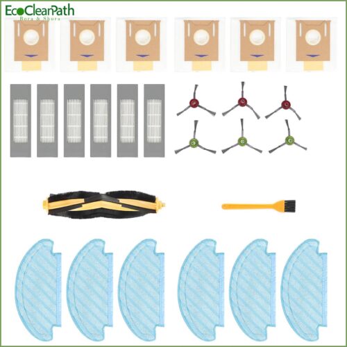 For Ecovacs Deebot Main / Side Brush Bag Filter Parts Replacement