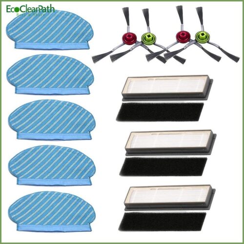 Mopping Cloth Filters Side Brushes Set For Ecovacs Deebot Ozmo 920