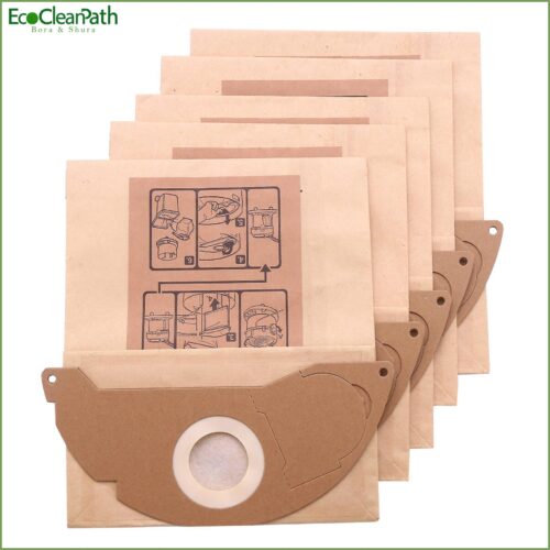 5pcs Vacuum Cleaner Paper Garbage Dust Bags For Karcher Wd2250 A2004