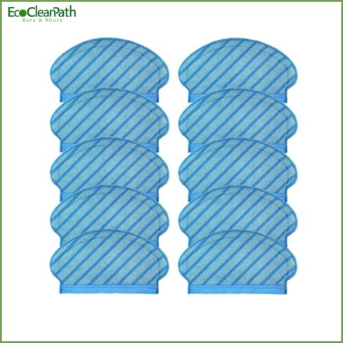 10pcs Mop Cloth For Ecovacs Deebot Ozmo 920 950 N8/t5 Series Cleaner