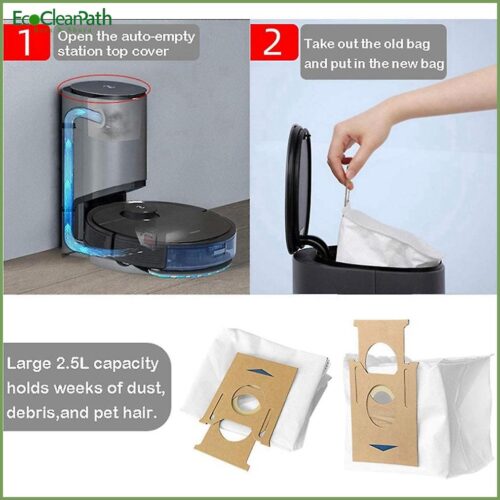 Mopping Pads For Ecovacs Deebot Ozmo T8 T9 Aivi Max Cleaner Dust Bag