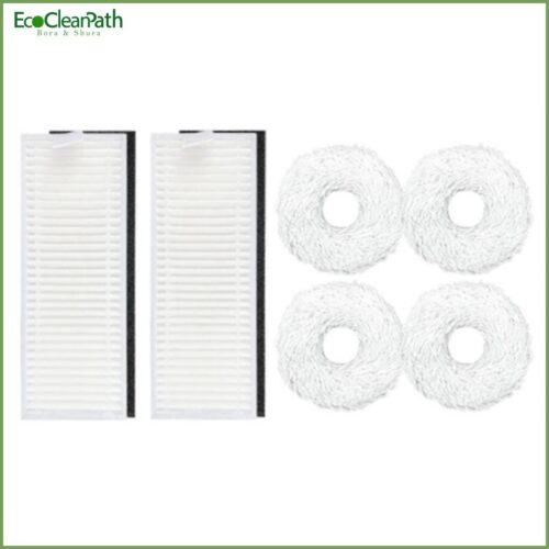 Pad Mop Cloths Hepa Filter For Ecovacs Deebot N9 + Plus Self Cleaning