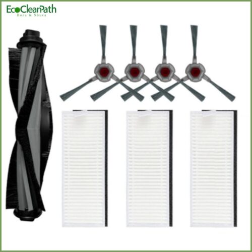 Main Brush Side Brush Hepa Filter Parts For Ecovacs Deebot N9 + Plus