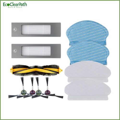 Roller Side Brush Hepa Filters Mop Cloths For Ecovacs Deebot Ozmo 950