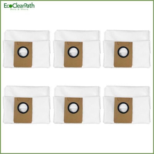 6pcs For Ecovacs Deebot X1 Omni/turbo Robot Vacuum Cleaner Dust Bag