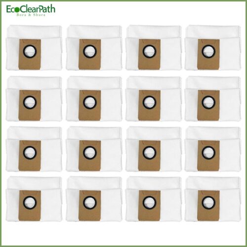 16pcs For Ecovacs Deebot X1 Omni/turbo Robot Vacuum Cleaner Dust Bag