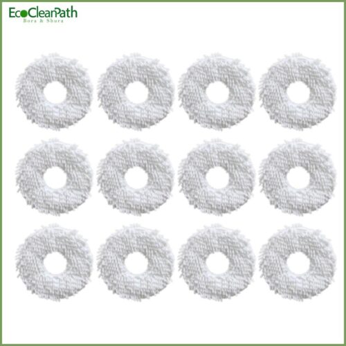 12pcs For Ecovacs Deebot X1 Omni Turbo Robot Vacuum Cleaner Mop Cloth