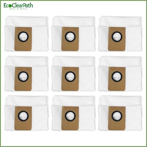 9pcs For Ecovacs Deebot X1 Omni/turbo Robot Vacuum Cleaner Dust Bag