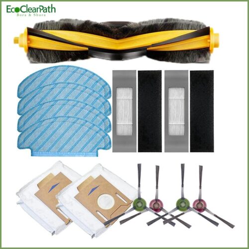 Main Brush Mop Cloth Dust Bag For Ecovacs Deebot T9 Aivi T8 N5 Series