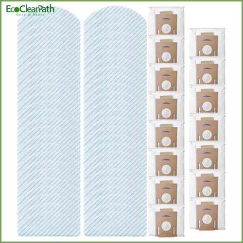 65pcs For Ecovacs Deebot Ozmo T8 T8 Aivi Vacuum Cleaner Rags Dust Bag