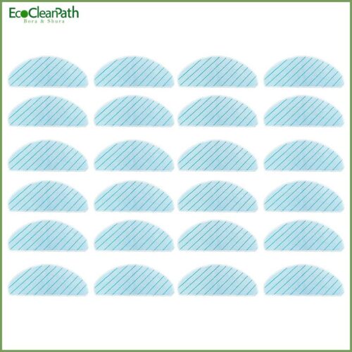 24 Pcs Mop Cloth For Ecovacst9 Series T9aivi T9max Vacuum Cleaner