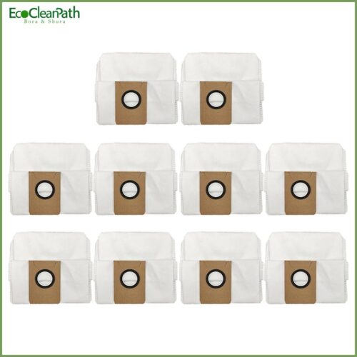 10 Pack For Ecovacs Deebot X1 Omni Turbo Vacuum Cleaner Bags