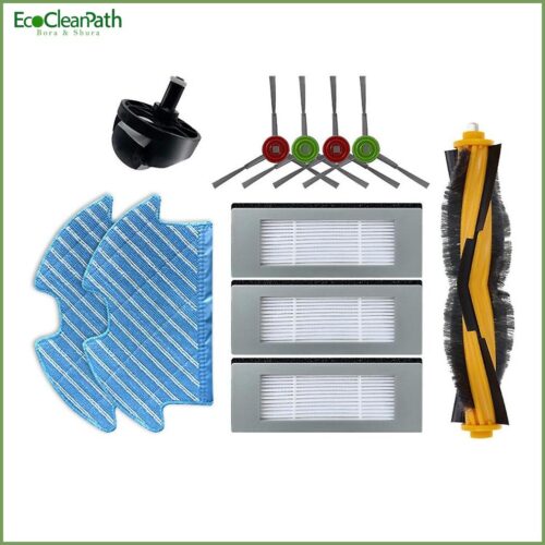 Vacuum Main Side Brush Filter Kit For Ecovacs Deebot Ozmo 900 Dn5g