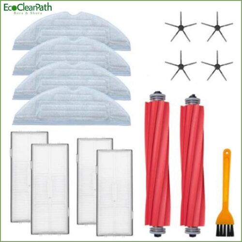 15 Pcs For Xiaomi Roborock S7 T7s T7plus Brush Mops Cloths Filter Kit