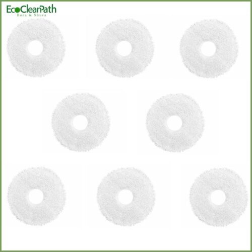 8pcs For Ecovacs X1 Replaceable Smart Home Parts Mop Rag Cloth Kit