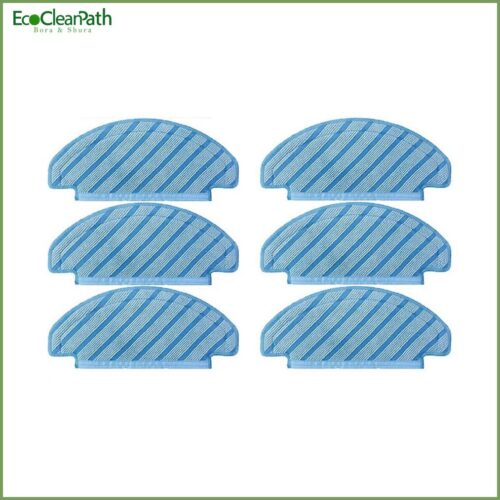 6 Pcs Washable Mop Cloths For Ecovacs Deebot T8 Max/t8 Aivi/t9