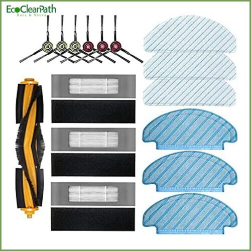 Filter Kit Roller Main Brush For Ecovacs Deebot Ozmo T8 T9 Aivi Max