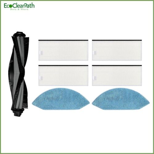 7pcs For Ecovacs U2 Dgn22 Robotic Vacuum Filter Main Brush Mop Cloth