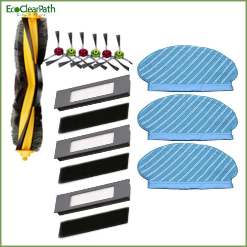 Filter Side Brush Mop Cloth Set For Ecovacs Deebot Ozmo 920 950 Parts