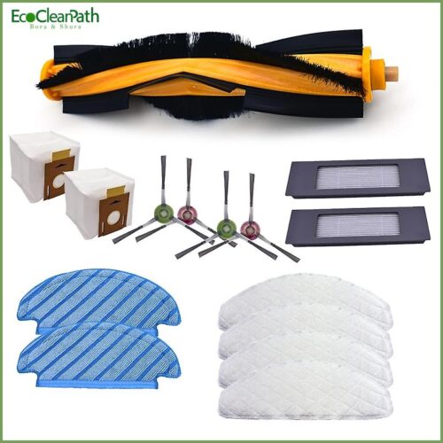 Filter Side Brush Mop Cloth For Ecovacs Deebot Ozmo T8 T9 Robot Parts