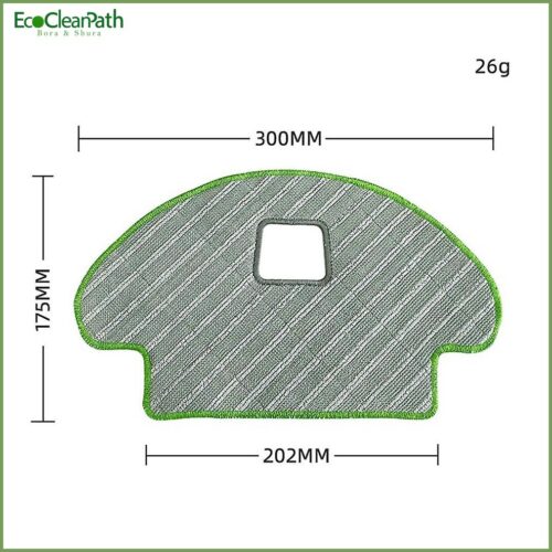 10pcs Mop Pads For Ecovacs Deebot Ozmo 610 930 Vacuum Cleaner Parts