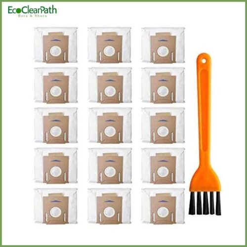 15 Pack Vacuum Dust Bags For Ecovacs Deebot Ozmo T8 Aivi T8 Max