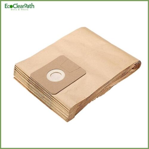 10 Pcs Disposable Paper Dust Bag For Karcher T14/1 Vacuum Cleaner