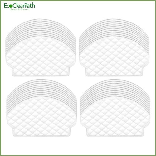 40 Pcs Disposable Mop Replacement Spare Parts For Ecovacs Deebot 950