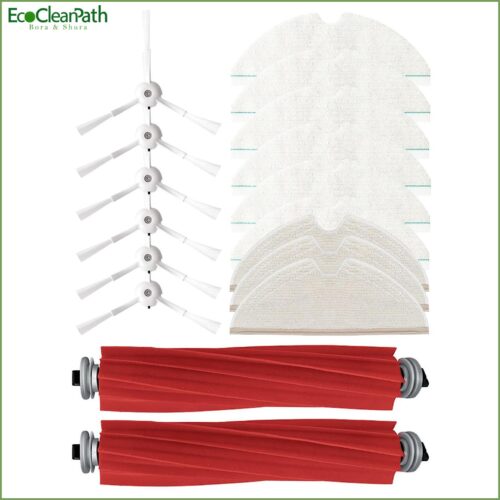 Replacement Main Brush Side Brush Mopping Cloth For Roborock