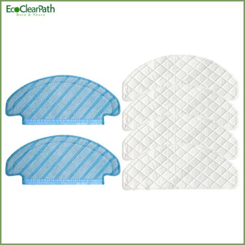 6pcs Rags For Ecovacs Deebot Ozmo T8 / T8 Aivi Disposable Mop Cloth