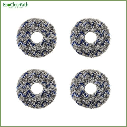 4 Pcs Mop Cloth Replacement Parts Kits For Ecovacs Deebot T10 Turbo