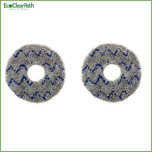 2pcs Replacement Parts Mop Cloth Pads For Ecovacs T10 Turbo Robotic