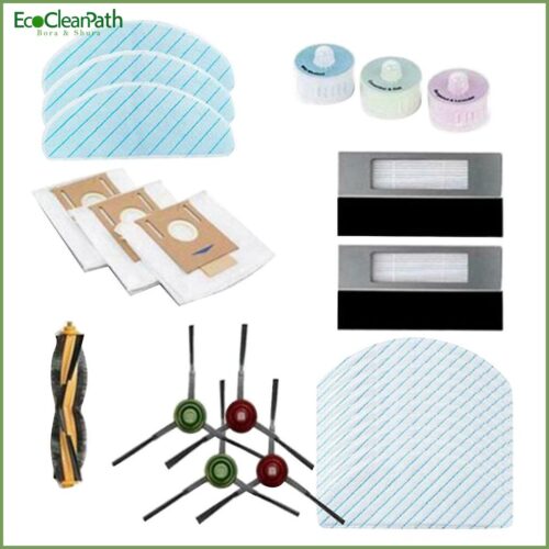 Roller Main Brush Filter Dust Bags For Ecovacs T9 T9max Power Vacuum