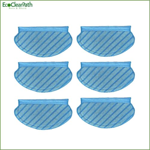 6pcs Washable Wipes For Ecovacs Robot Vacuum Cleaner Accessories