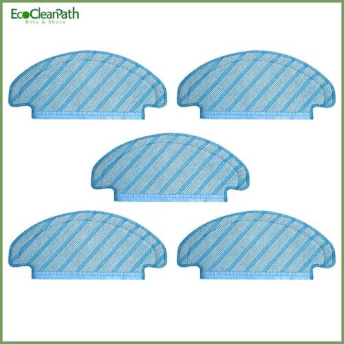 5 Pcs Vacuum Cleaner Mop Cleaning Cloths For Ecovacs Deebot T8 Vacuum