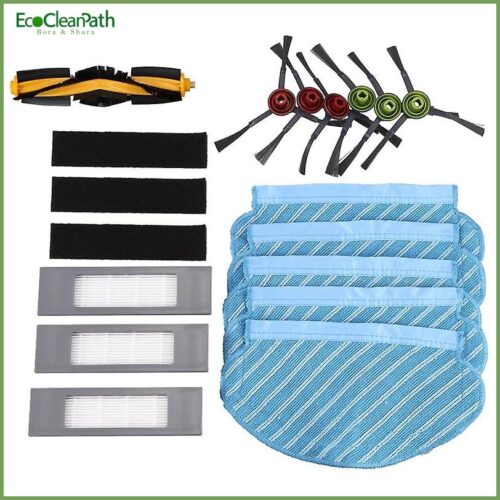 Filter Brush Mop Cloth Set For Ecovacs Deebot Ozmo 920 950 Parts