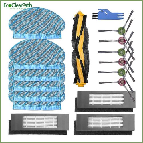 Mop Cloth Roller Brush Filters Kit For Ecovacs Deebot Ozmo 950 920