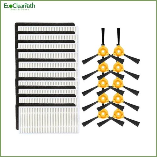 20pcs For Ecovacs Deebot N79 N79s Main Brush Filter Side Brush Kit