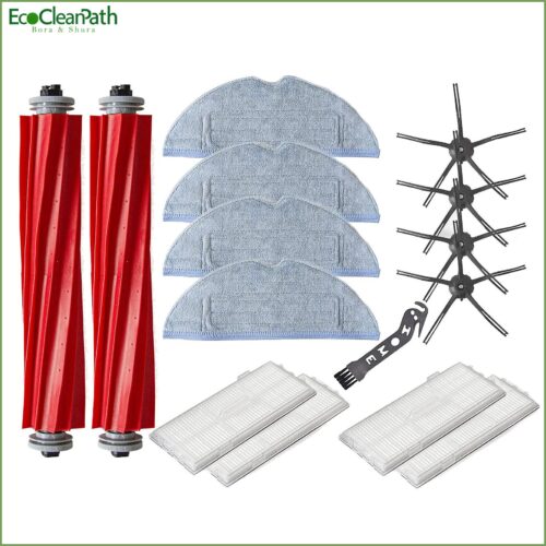 Main Brush Side Brush Hepa Filters Mop Cloth For Roborock S7 T7s