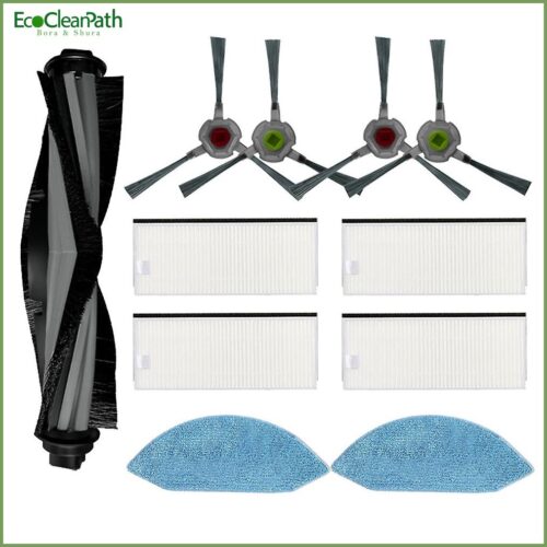 Replacement Main Side Brush Hepa Filter Mop Cloths For Ecovacs U2