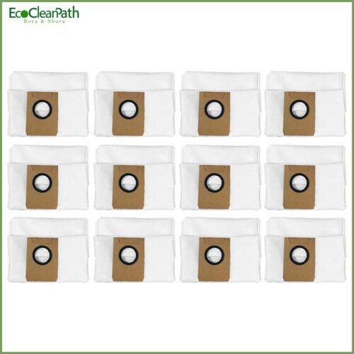 12pcs For Ecovacs Deebot X1 Omni/turbo Robot Vacuum Cleaner Dust Bag