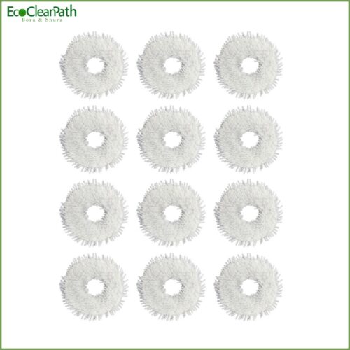 12 Pcs Mop Cleaning Pad Mop Cloth For Ecovacs N9+/k10 Robot Parts