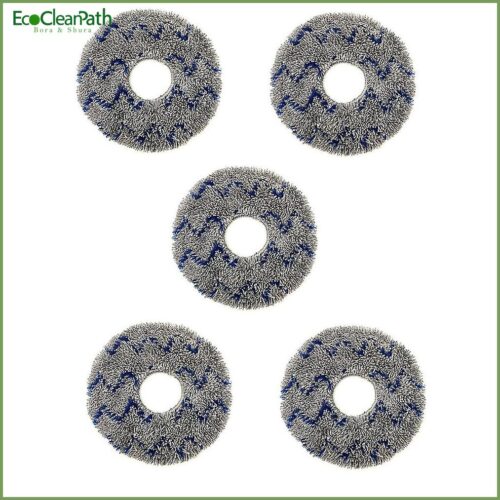 5pcs Replacement Parts Mop Cloth Pads For Ecovacs T10 Turbo Robotic