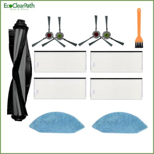 For Ecovacs Deebot Ozmo U2 Dgn22 Main Side Brush Hepa Filter Robot