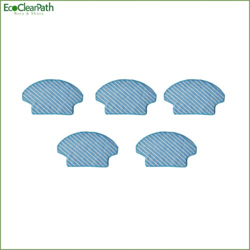 5pcs Mop Cloth Pads Set For Ecovacs Deebot Dt85g/dt83/dg710/de35/dw70