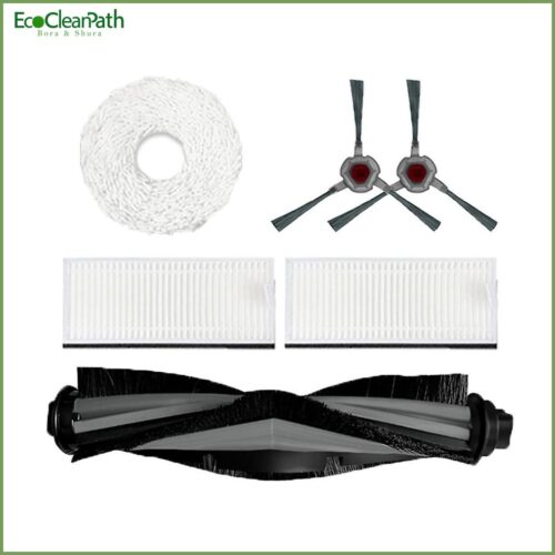 For Ecovacs Deebot N9 + Side Brush Hepa Filter Screen Main Brush