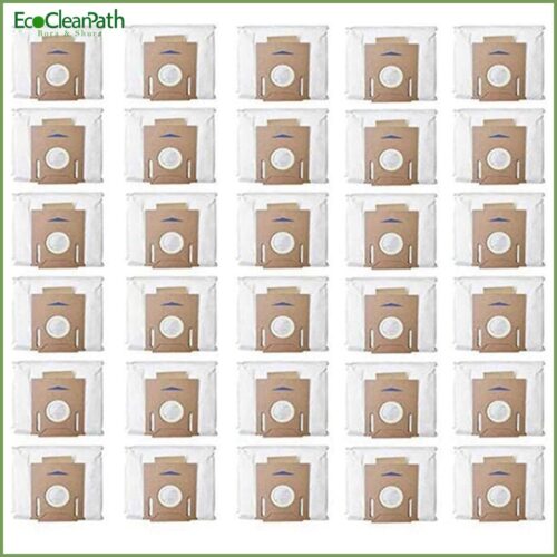 30 Pack Vacuum Dust Bag For Ecovacs Deebot T8 Aivi / T8 / N8 Pro Plus