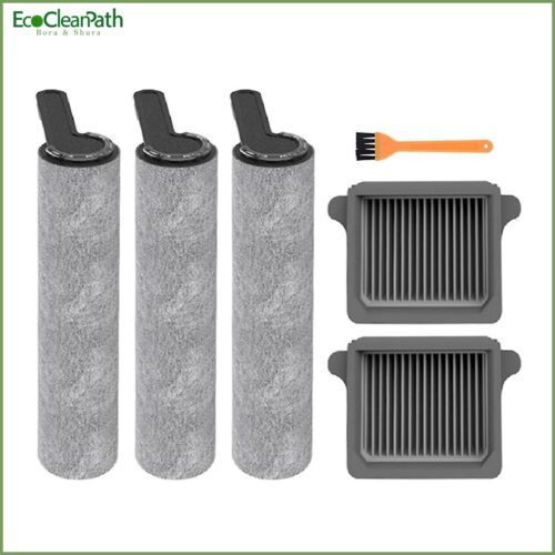 6 Pcs Roller Main Brush And Hepa Filter Suitable For Tineco Ifloor